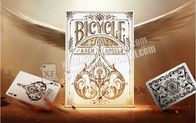 पेपर साइकिल आर्क Angles पोकर बजाना कार्ड ग्रे रंग 8.8 * 6.3 सेमी