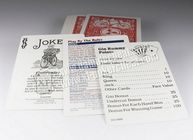लम्मी के लिए अनोखा इंक पोकर धोखेबाज़ के साथ चिह्नित रम्मी साइकिल पेपर बजाना कार्ड