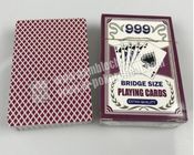 पोकर धोखा के लिए अदृश्य इंक बार-कोड मार्केटिंग के साथ 9.9 ब्रिज साइज बजाना कार्ड