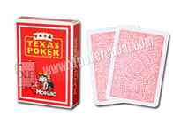 इटली टेक्सास Modiano प्लास्टिक जंबो पोकर प्रीडेक्टर के लिए साइड चिन्हांकित कार्ड खेल रहा है