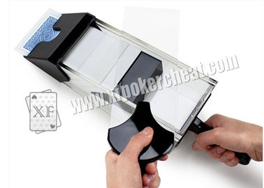 Plastic Poker Scanner Baccarat Dealing Shoe With Samsung Poker Analyzer / Punto Bacon